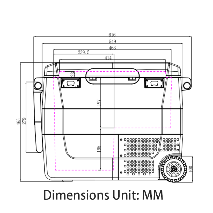 12 Volt Refrigerator 12V Car Fridge 36 Quart Portable Freezer Compressor Cooler -7℉~50℉ Compressor Freezer, 12/24V DC 110~240 Volt AC, for Truck RV SUV