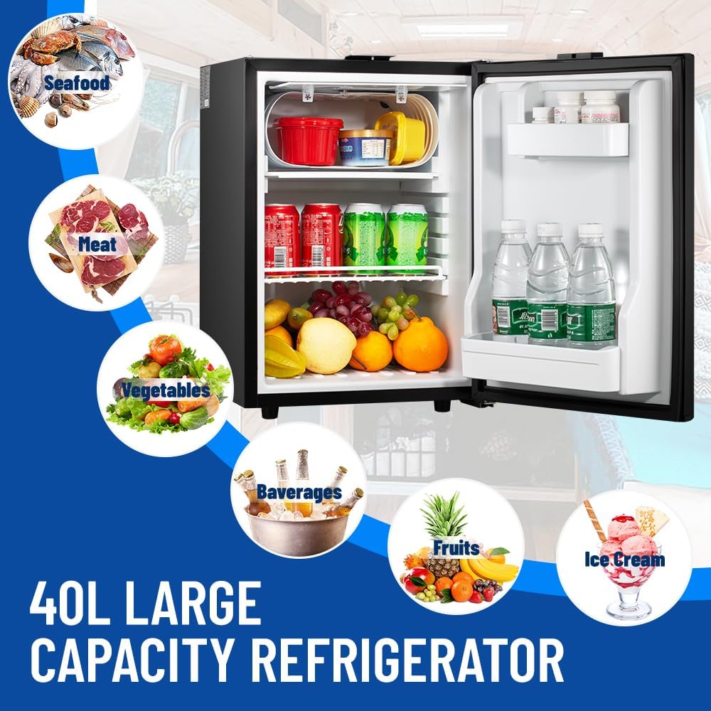 40QT (38L) Built-in Refrigerator Upright 12V