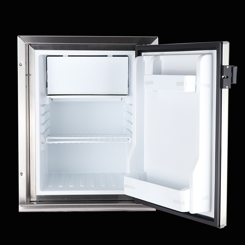 49QT (47L) Upright Built-in Refrigerator 12V Stainless steel with frame