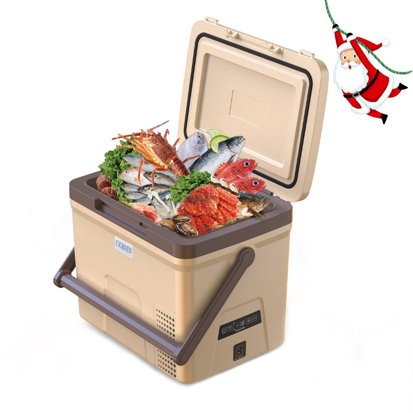 20QT, 19.3L Portable Convenient Refrigerator 12V Cooling Range -0.4℉~50℉