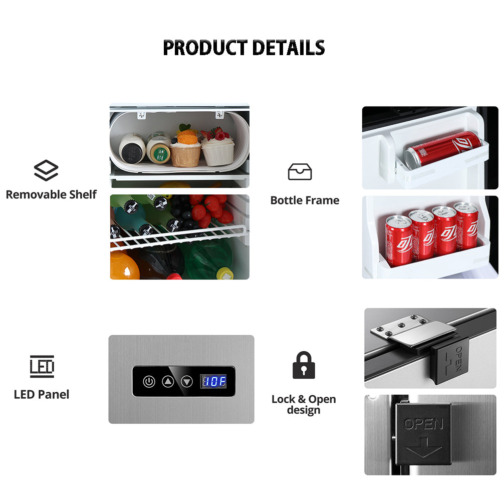 49QT (47L) Upright Built-in Refrigerator 12V