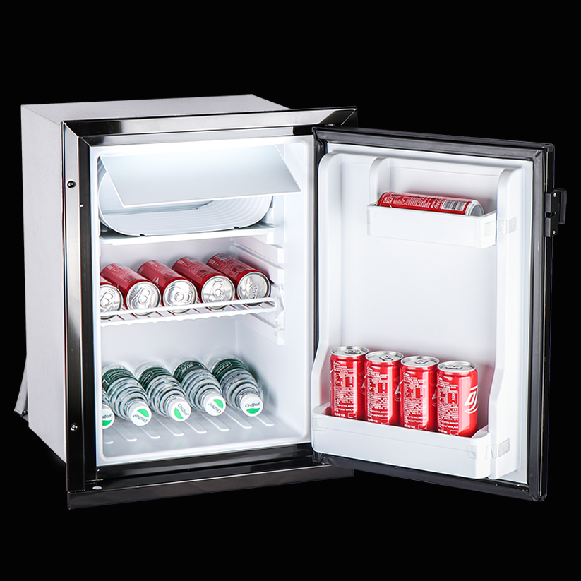 40QT (38L) Built-in Refrigerator Upright  12V Stainless steel with frame